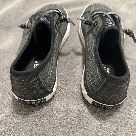 Sperry Grey Top Sider Shoes With Memory Foam Size 1.5M US Kids EU 35 - Picture 3 of 8